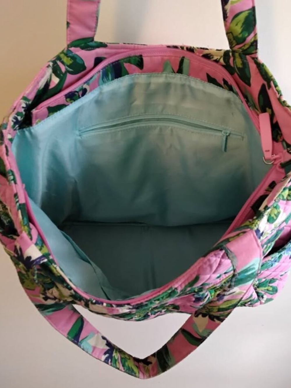 Vera Bradley Tropical Paradise Tote + Purple Punch Cooler Bundle 🌸 - Picture 5 of 9